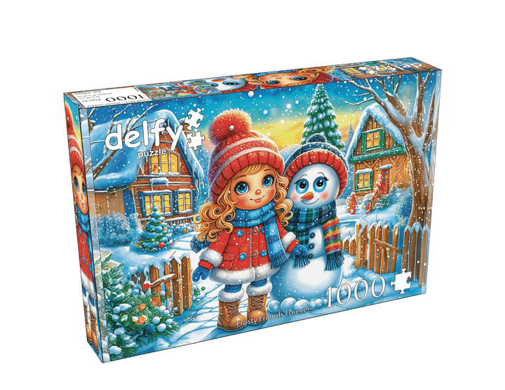 Frosty Friends Forever (1000 pcs) CASSE-TÊTE 1000 morceaux