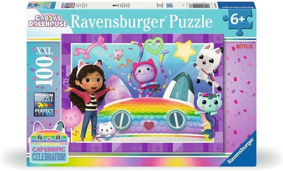 Gabby's Dollhouse: This Calls for a Party! (100 pcs XXL) CASSE-TÊTE - 100 - 150 morceaux