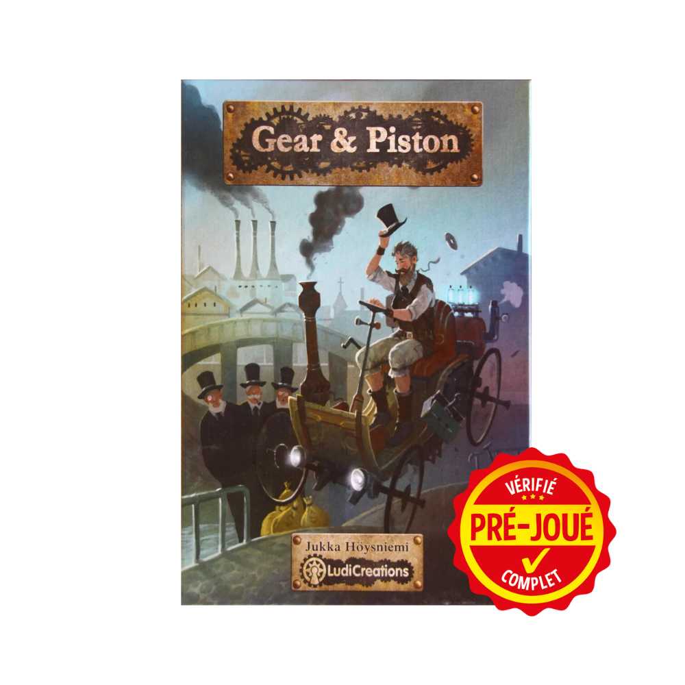 Gear & Piston (pré-joué) (ML) BAZAR - Bazar - Stratégie