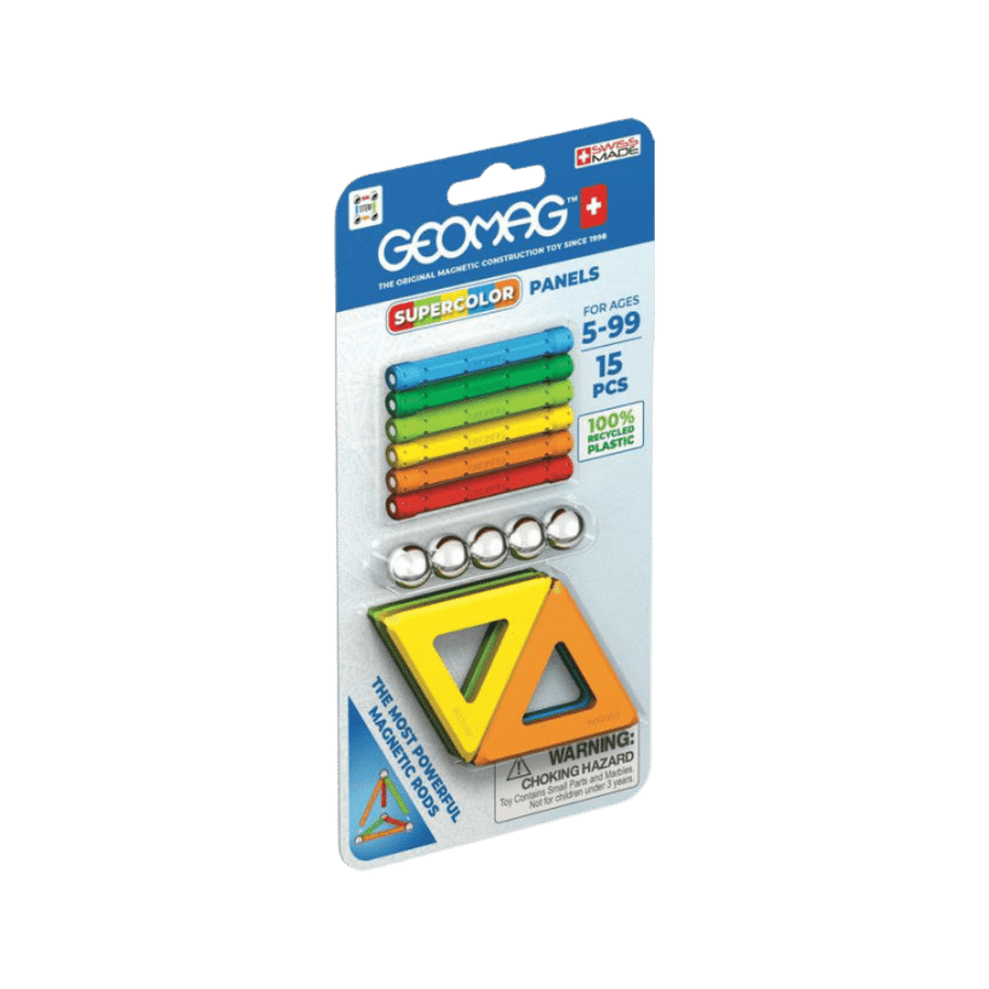 Geomag - Supercolor Blister (15 pcs) PASSE-TEMPS - Jouets - Jouets Construction - Geomag