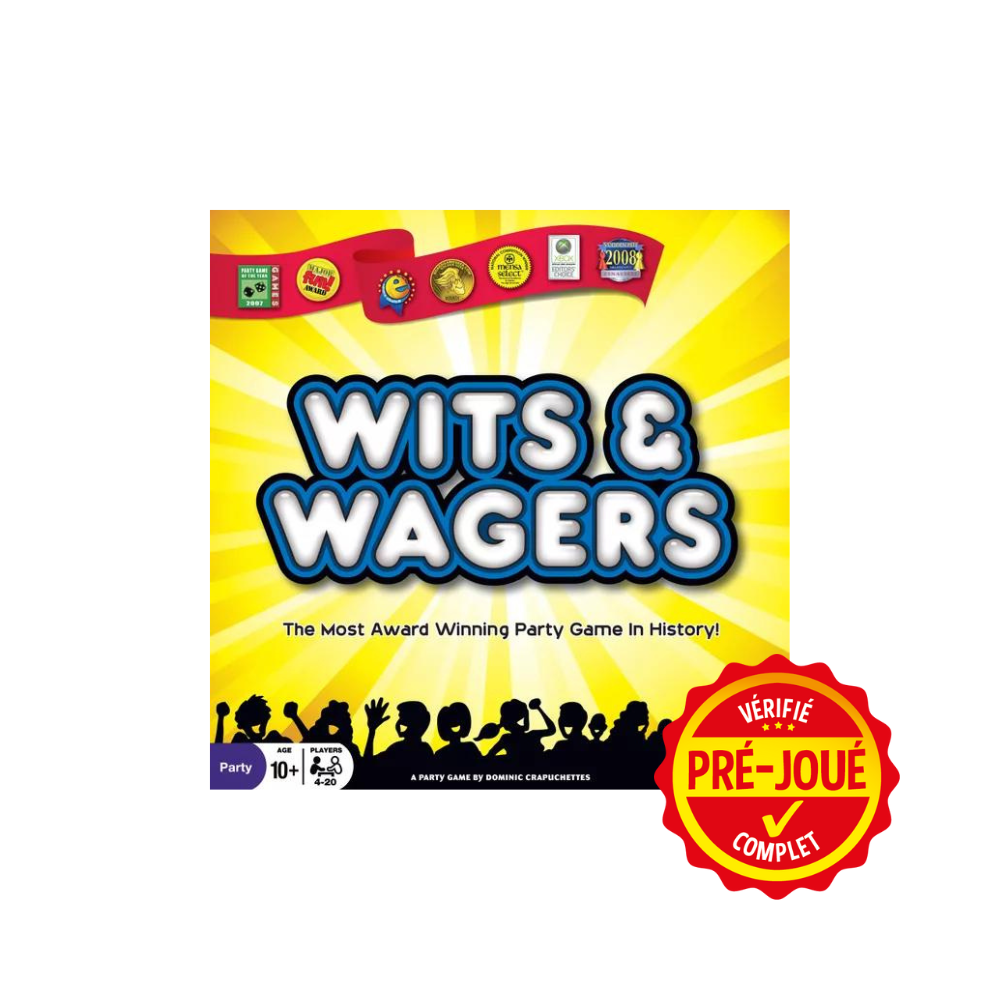 Wits & wagers (pré-joué) (EN)