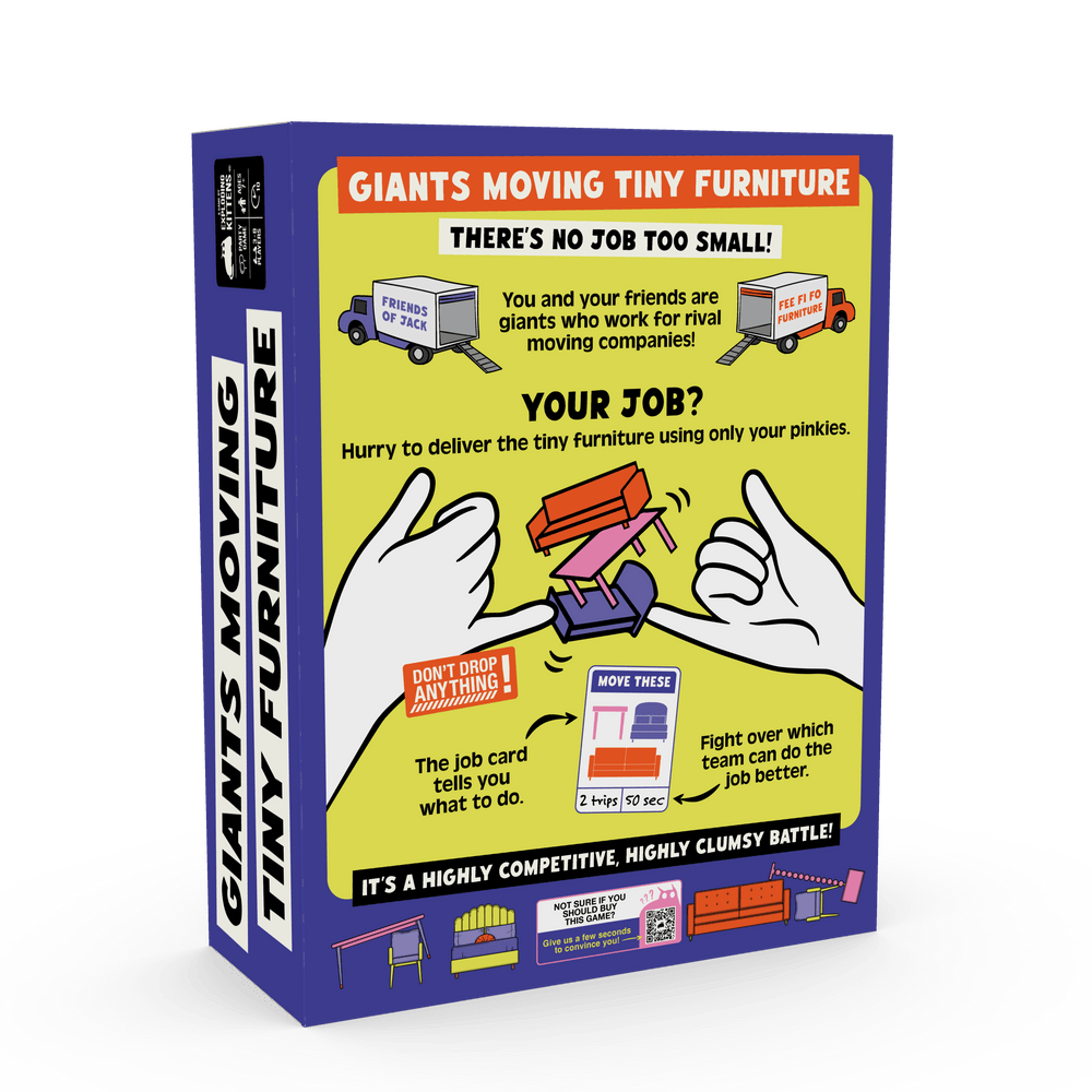 Giants Moving Tiny Furniture (EN) JEUX - Ambiance-Party