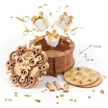 Gift Puzzle Box / Birthday Cake (ML) CASSE-TÊTE - CluePuzzle