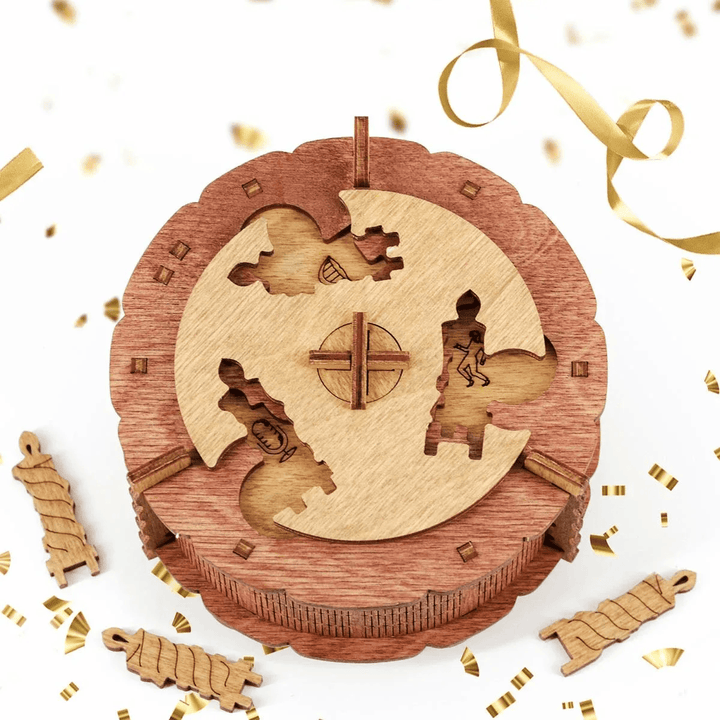 Gift Puzzle Box / Birthday Cake (ML) CASSE-TÊTE - CluePuzzle