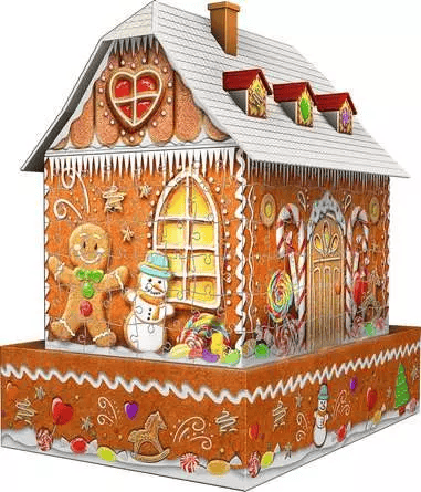 Gingerbread House - Night Edition 3D (216pcs) CASSE-TÊTE - Casse-tête 3D