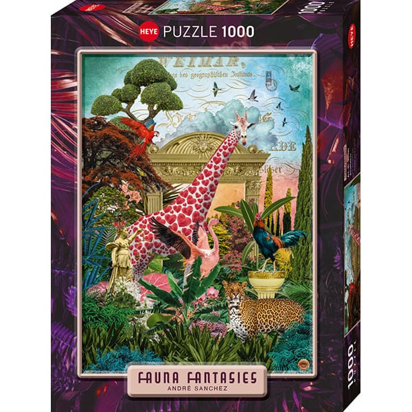 Giraffolove, Fauna Fantasies (1000 pcs) CASSE-TÊTE - 1000 morceaux