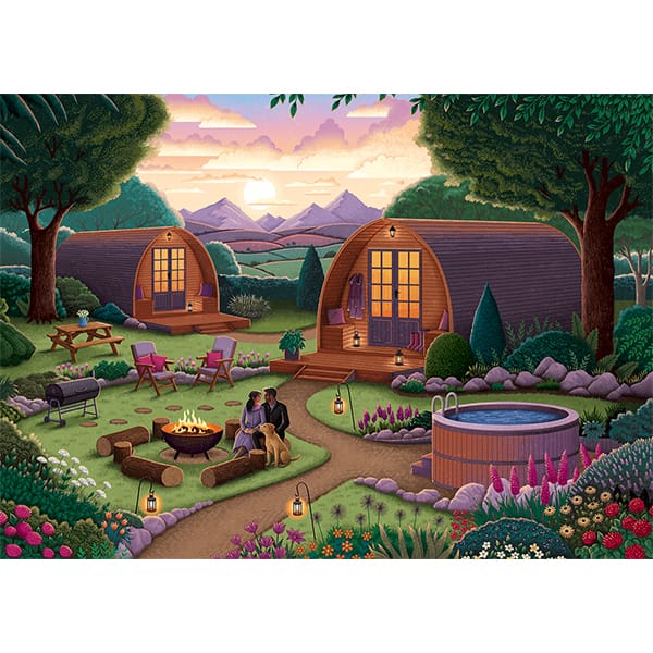 Glamping (1000 pcs) CASSE-TÊTE - 1000 morceaux
