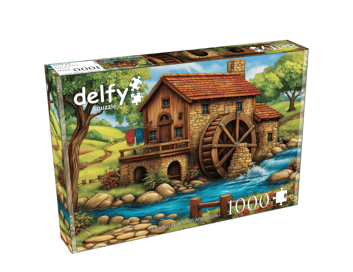 Golden Watermill Afternoon (1000pcs) CASSE-TÊTE - 1000 morceaux