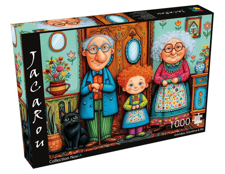 Grandpa, Gandma &amp; Me (1000 pcs) CASSE-TÊTE - 1000 morceaux