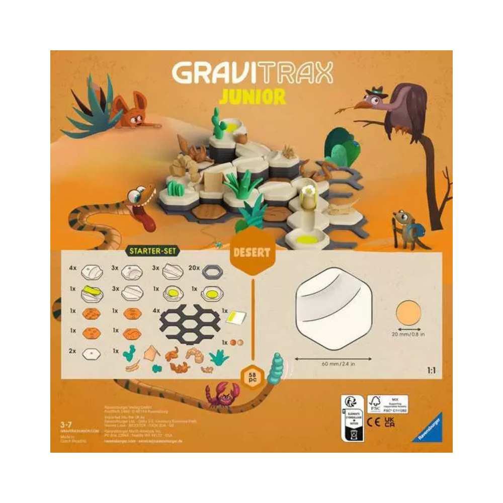Gravitrax Junior : Kit de démarrage - Désert | Desert Starter Set (ML) PASSE-TEMPS - Jouets - Jouets Construction - Gravitrax - Junior