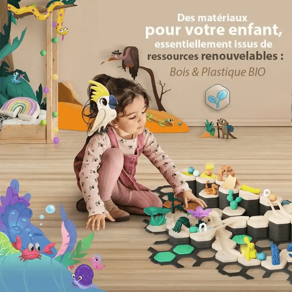 GraviTrax Junior: Kit de démarrage Ma Planète (ML) PASSE-TEMPS - Jouets - Jouets Construction - Gravitrax - Junior