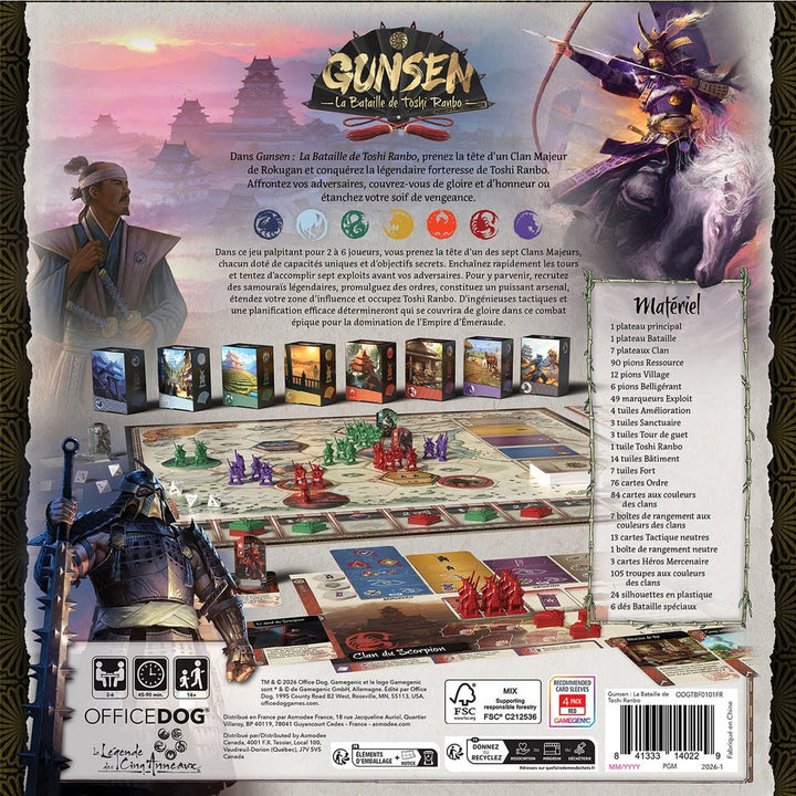 Gunsen - La Bataille de Toshi Ranbo (FR) JEUX - Stratégie - Stratégie intermédiaire