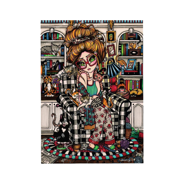 Crazy Cat Lady casse-tête JaCaRou puzzle | Achat en ligne Buy online