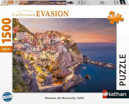 Hameau de Manarola, Italie (1500 pcs) CASSE-TÊTE - 1500 morceaux