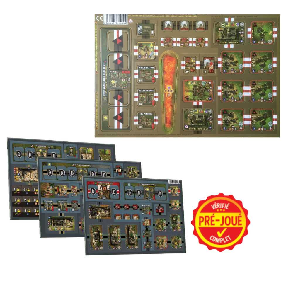Heroes of Normandie: British Platoon &  Reinforcement -GE 21e Exp. [pré-joué] (EN) BAZAR - Bazar - Stratégie