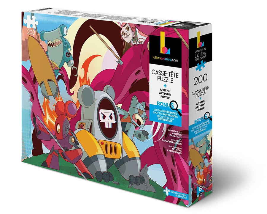 «Heros» by Kevin Bouchard (200pcs) CASSE-TÊTE - 200 - 275 morceaux