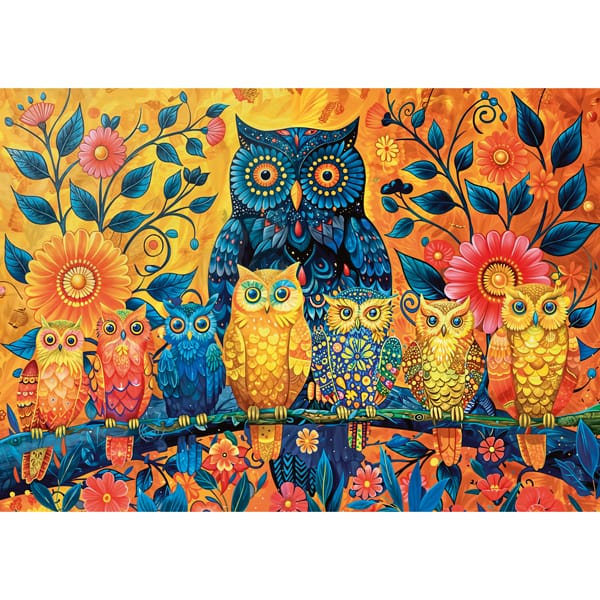 Hiboux (1000 pcs) CASSE-TÊTE - 1000 morceaux
