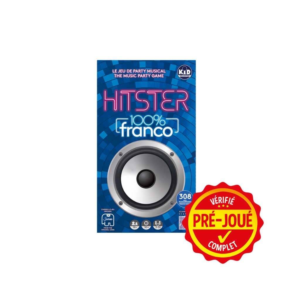 Hitster - 100% Franco (pré-joué) (ML) BAZAR - Bazar - Ambiance (party)
