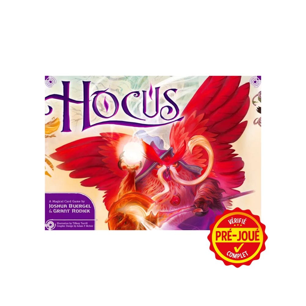 Hocus (pré-joué) (EN) BAZAR - Bazar - Stratégie