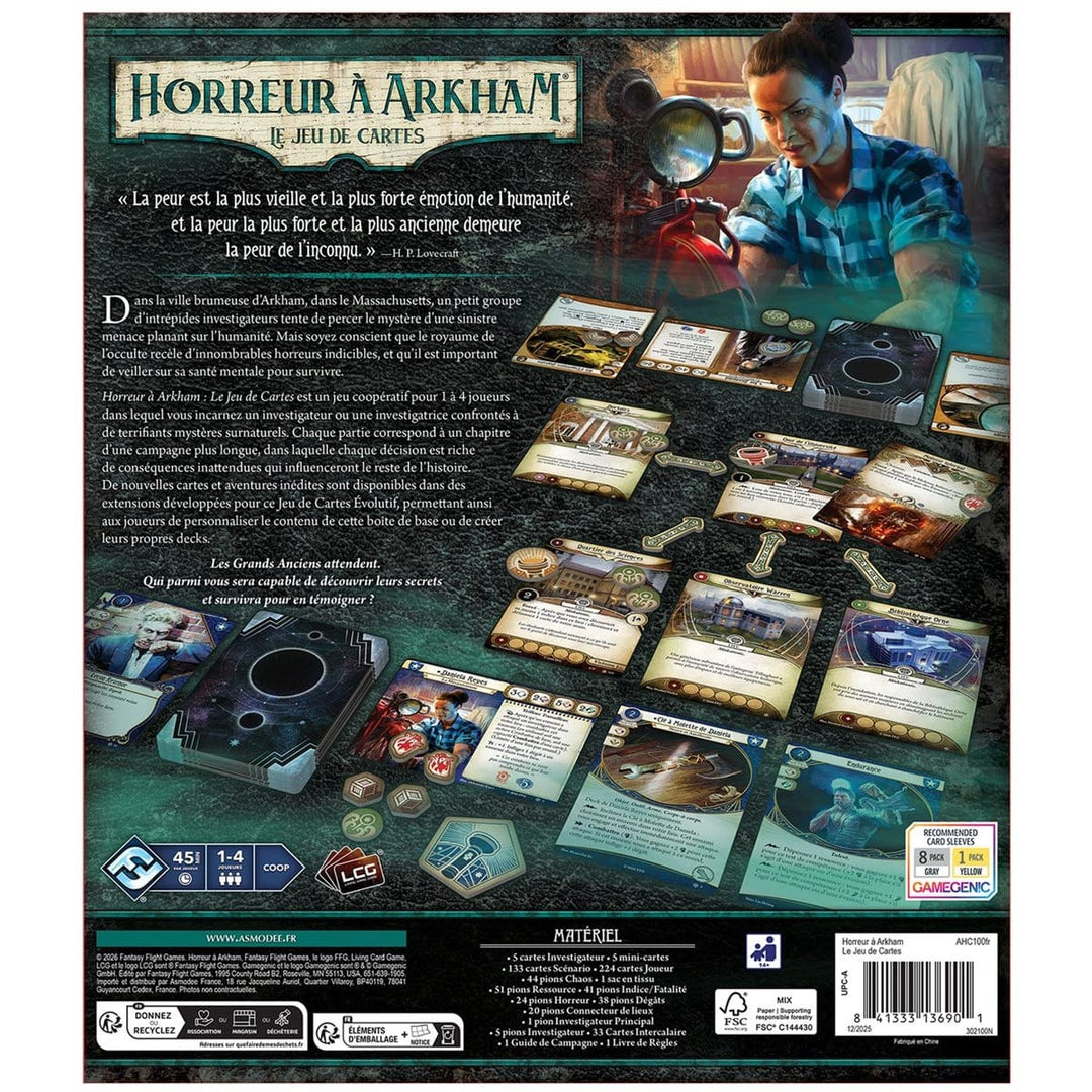 Horreur à Arkham JCE: Boîte de base (2026) (FR) JEUX - Coopératifs