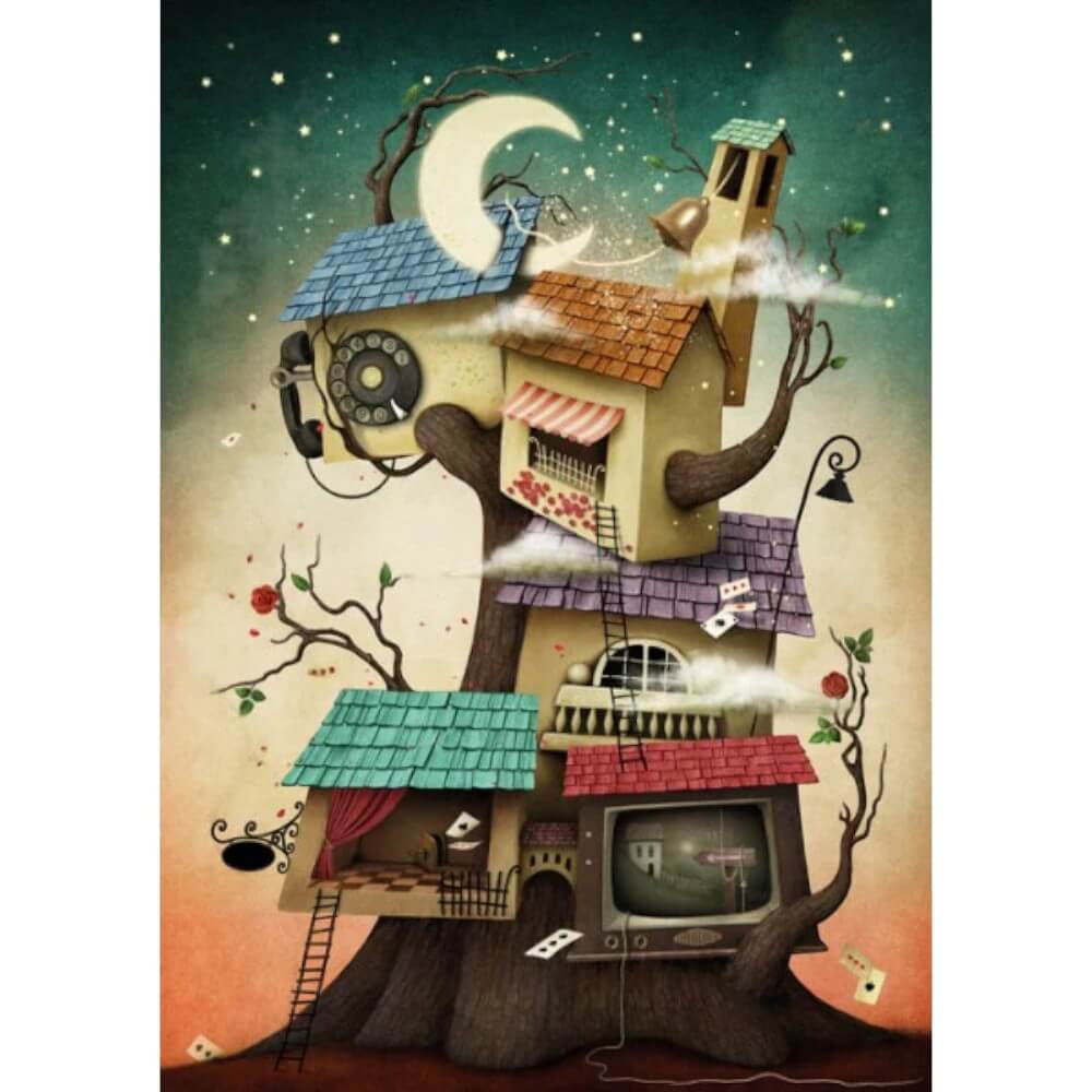 House on the Tree (Puzzle 1000 pcs) CASSE-TÊTE - 1000 morceaux