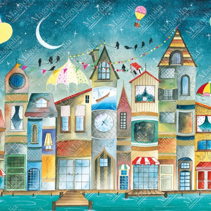 Houses I Read (Puzzle 1000 pcs) CASSE-TÊTE - 1000 morceaux