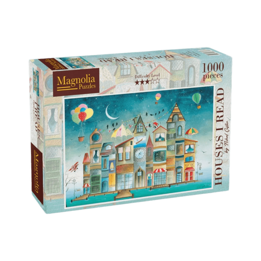 Houses I Read (Puzzle 1000 pcs) CASSE-TÊTE - 1000 morceaux