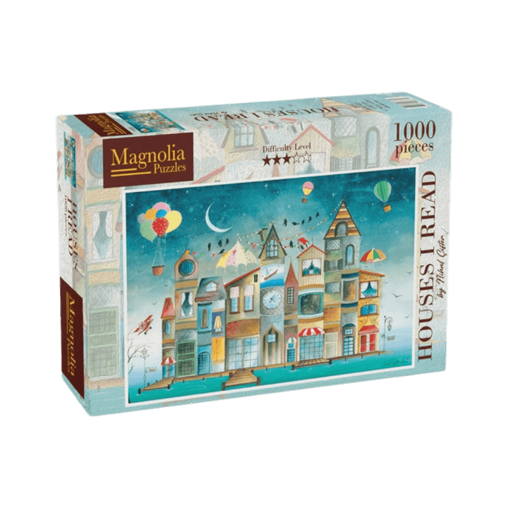 Houses I Read (Puzzle 1000 pcs) CASSE-TÊTE - 1000 morceaux