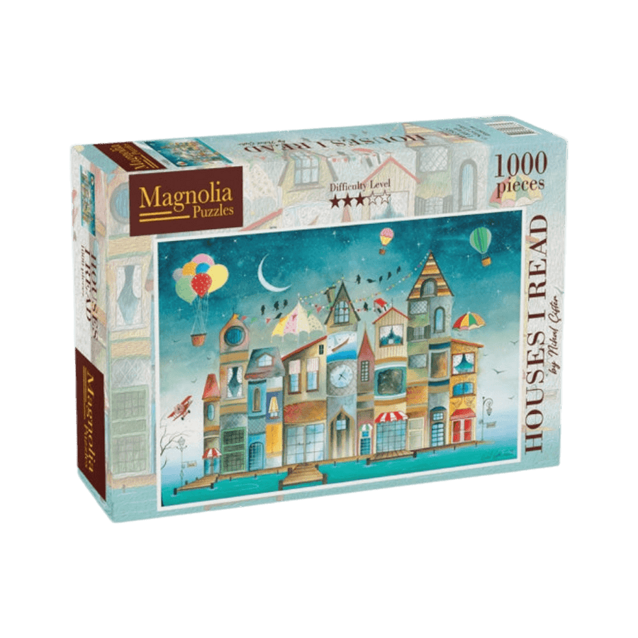 Houses I Read (Puzzle 1000 pcs) CASSE-TÊTE - 1000 morceaux