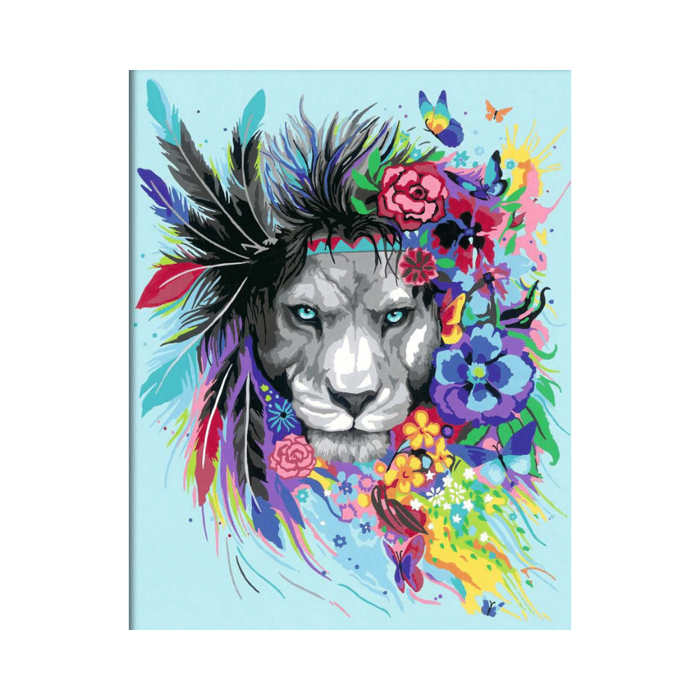 CreArt: BoHo Lion (10x12)