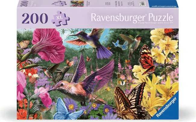 Hummingbirds and Butterflies (Puzzle 200 pcs) CASSE-TÊTE - 200 - 275 morceaux