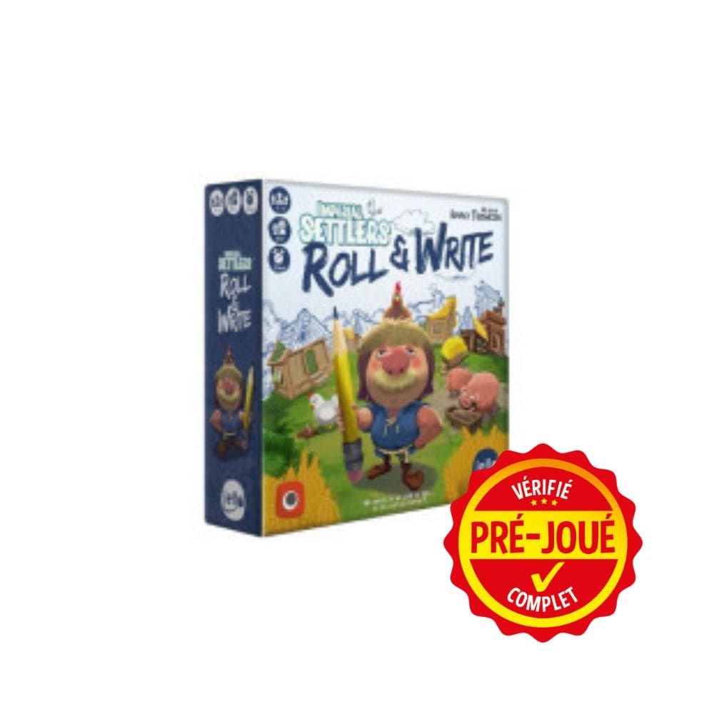 Imperial Settlers: Roll and Write (pré-joué) (FR) BAZAR - Bazar - Famille