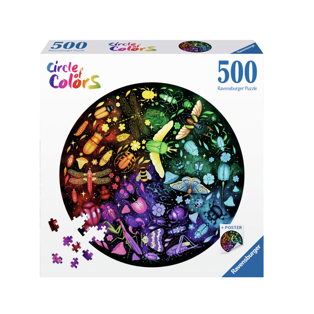 Insects pc (500 pc Round) CASSE-TÊTE - 400 - 550 morceaux