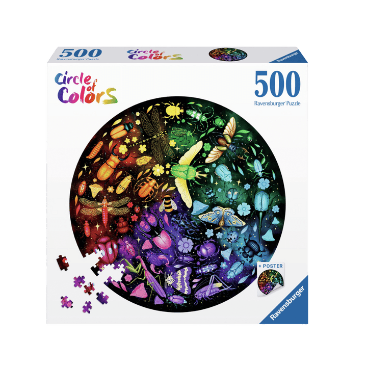 Insects pc (500 pc Round) CASSE-TÊTE - 400 - 550 morceaux