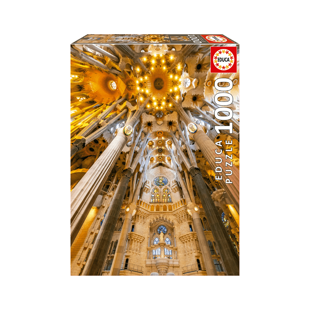 Intérieur de la Sagrada Familia | Sagrada Familia interior (Puzzle 1000 pcs) CASSE-TÊTE - 1000 morceaux