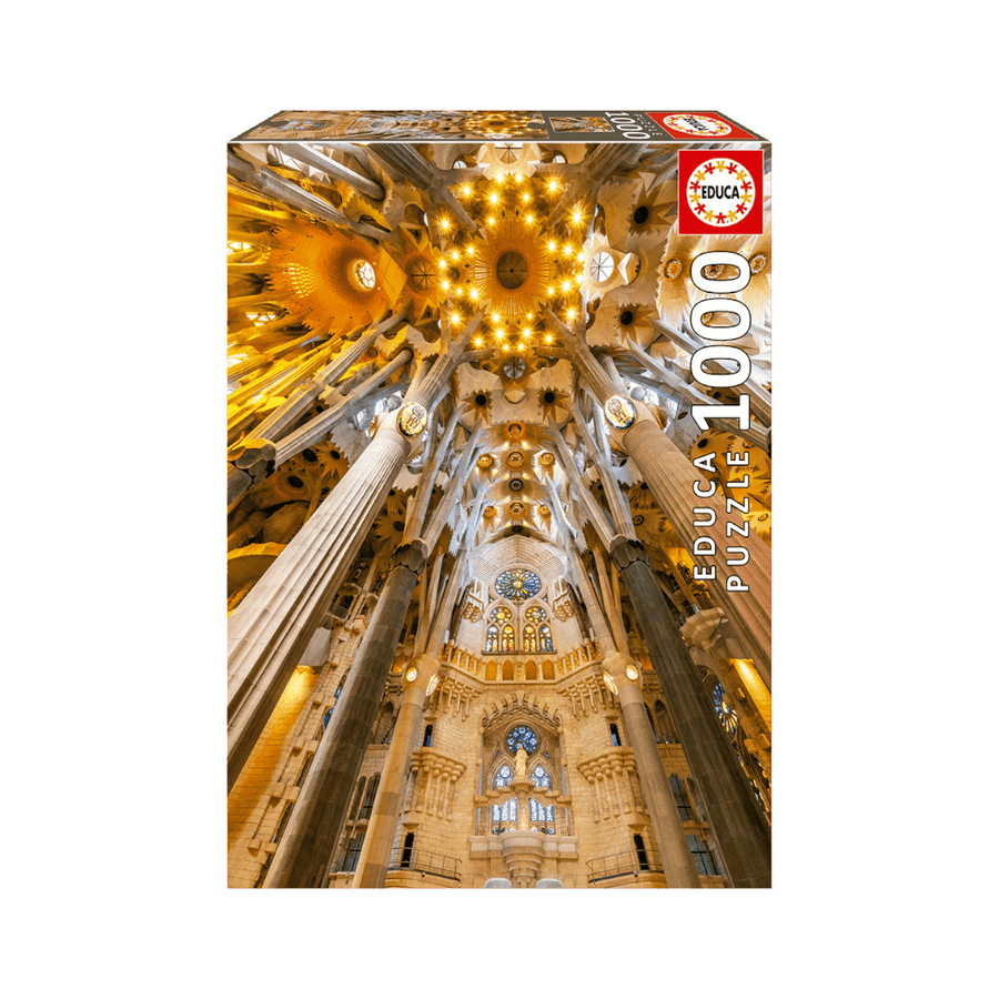 Intérieur de la Sagrada Familia | Sagrada Familia interior (Puzzle 1000 pcs) CASSE-TÊTE - 1000 morceaux