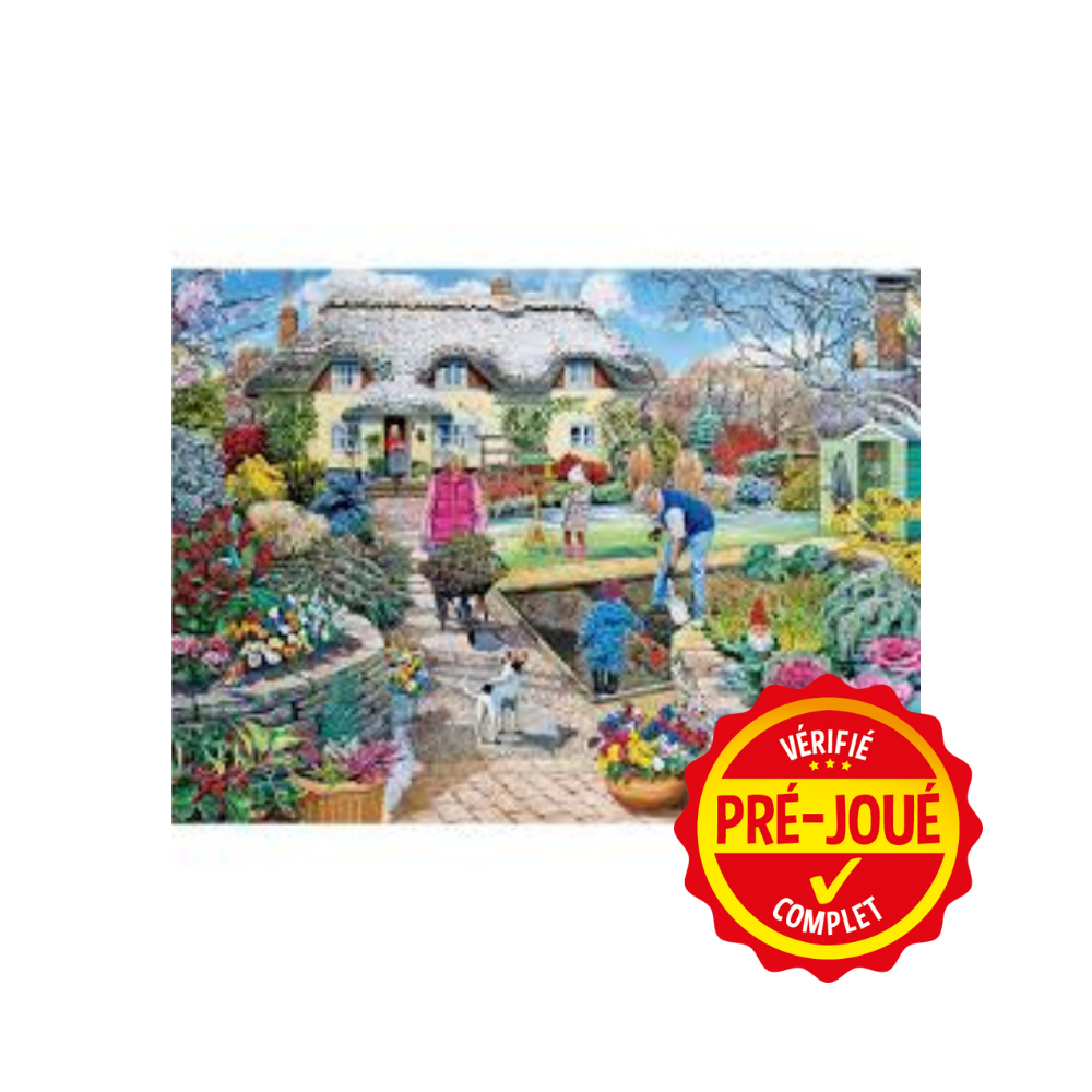 Puzzle 300 : Winter garden [pré-joué]