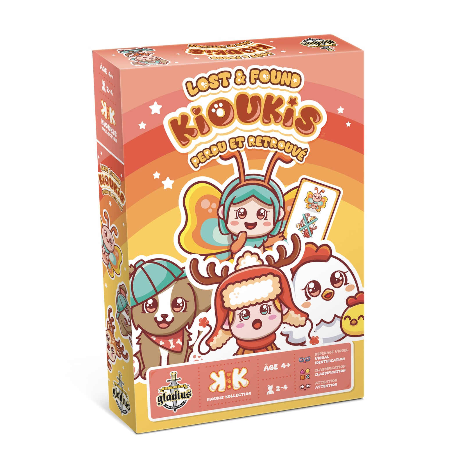 Kioukis - Perdu et retrouvé, jeu de société enfants 4 ans