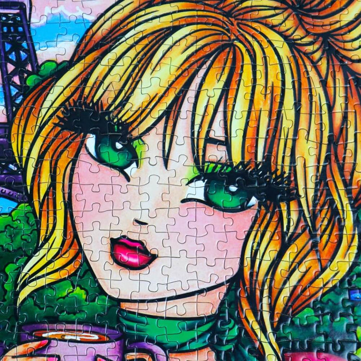 Café Paris casse-tête JaCaRou Puzzle buy online L'As des jeux 