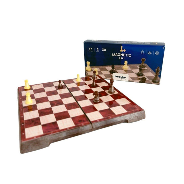 Jeu d’échecs et dames magnétiques (ML) JEUX - Classiques - Dames et échecs