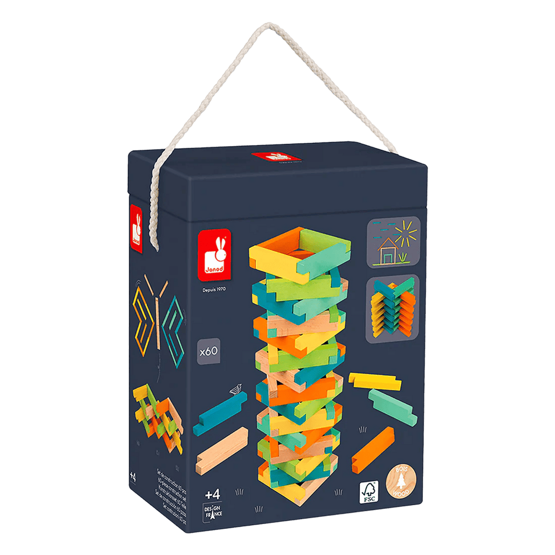 Jeu de Construction 60 Pcs PASSE-TEMPS - Jouets - Jouets Construction