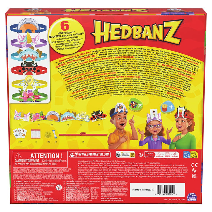 Jeu Hedbanz 3e Edition (ML) JEUX - Famille