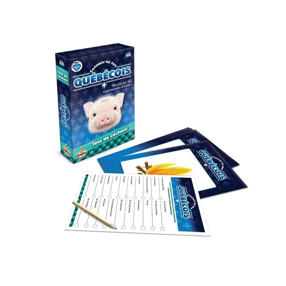 Connais-tu ton québécois ? Tête de cochon! (FR) JEUX - Ambiance-Party