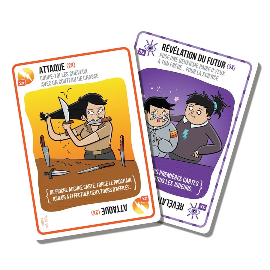 JEUX - Ambiance-Party Exploding Kittens: Bien vs. mal (FR) LAs des jeux