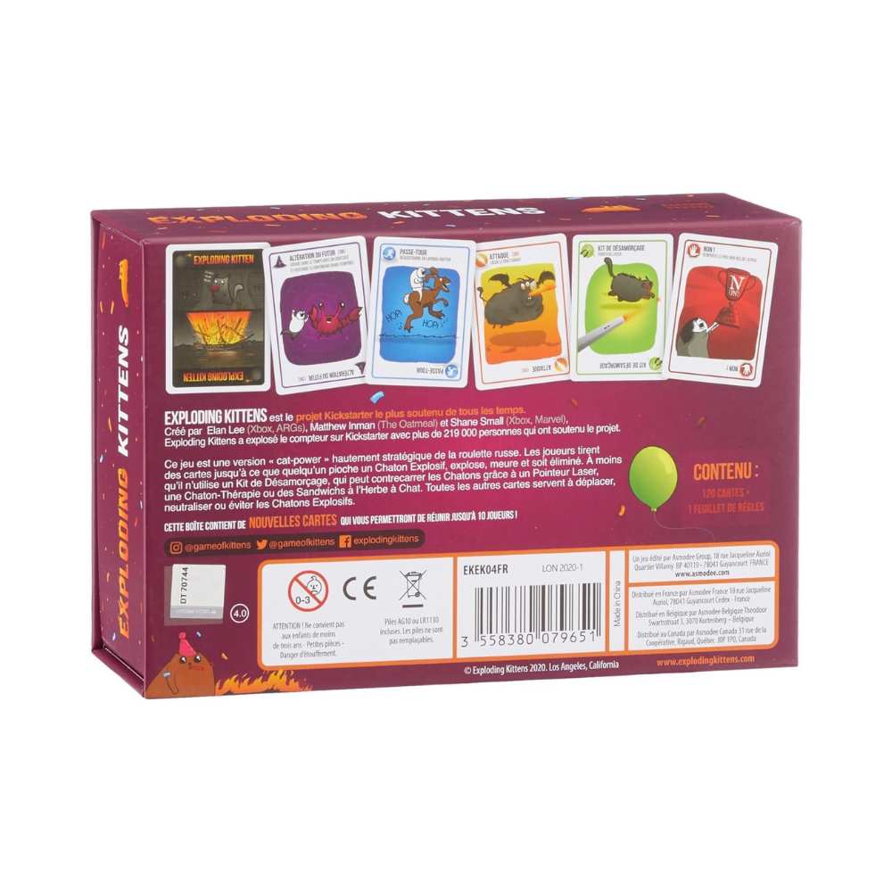 Exploding Kittens: Édition Festive (FR) JEUX - Ambiance-Party