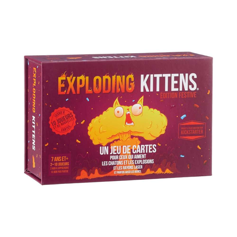 Exploding Kittens: Édition Festive (FR) JEUX - Ambiance-Party