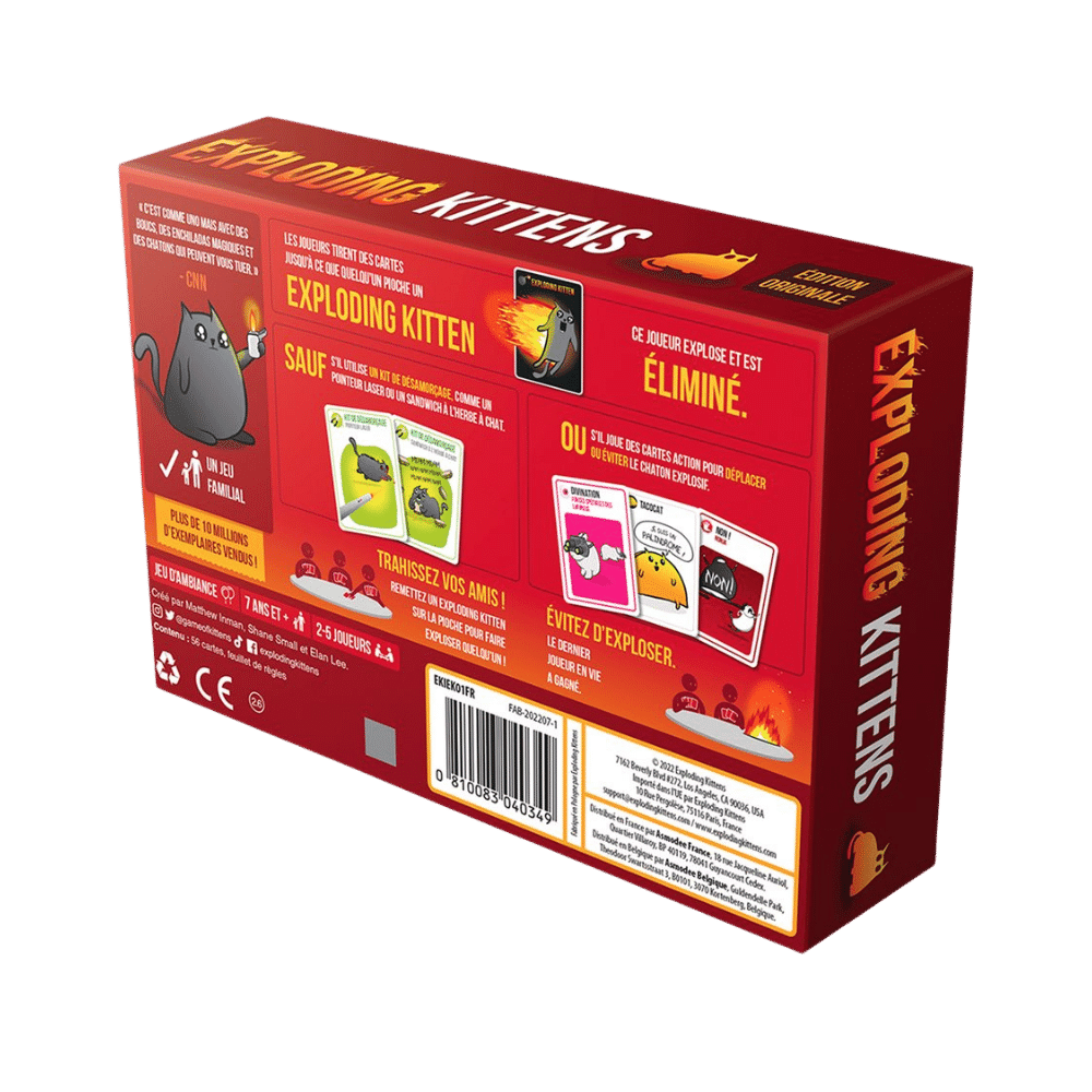 Exploding Kittens VF - L'As des jeux - Shop of board games Exploding Kittens VF - L'As des jeux - Shop of board games