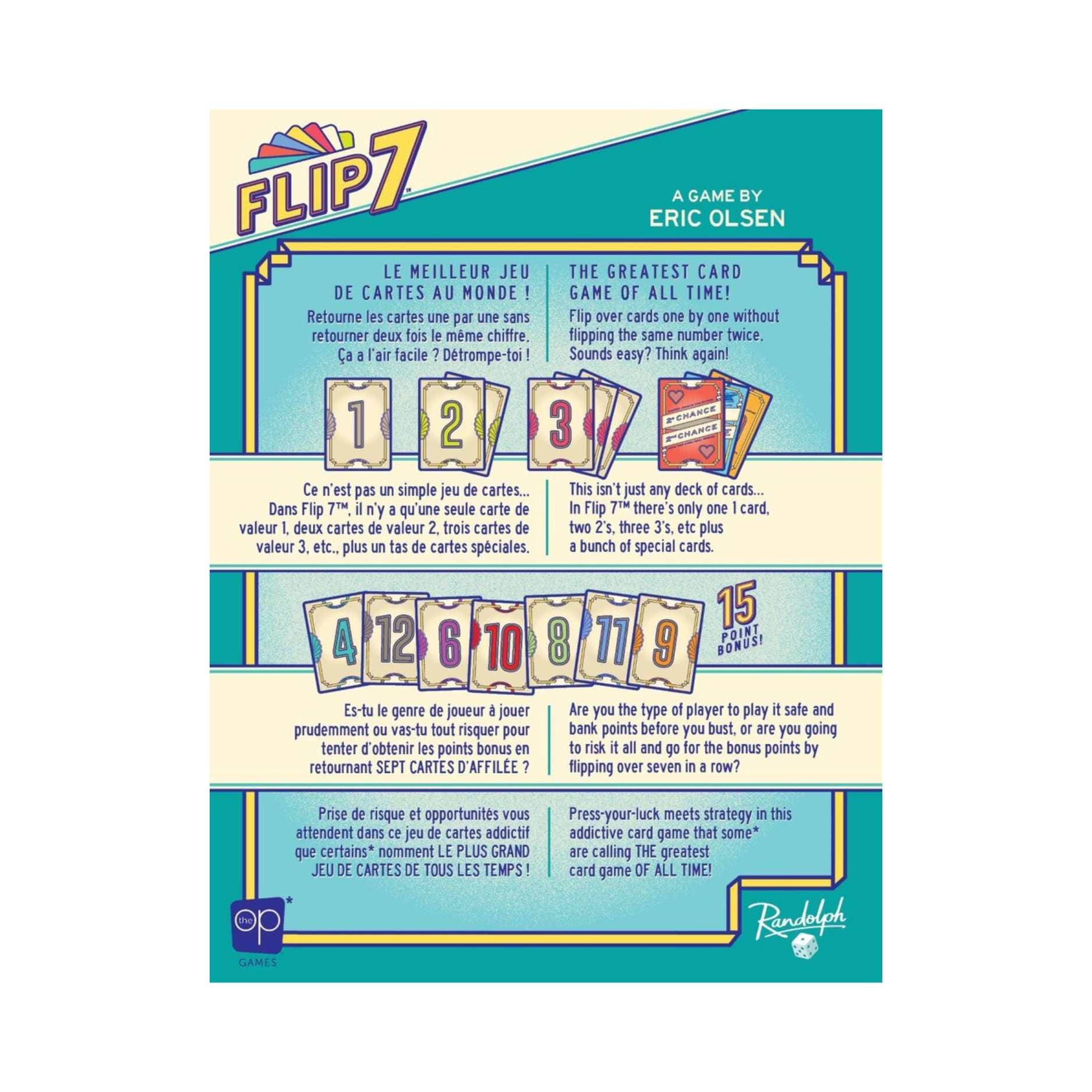 Flip 7 (ML) - Fast Family Party Game | Risk and Fun – L'As des jeux
