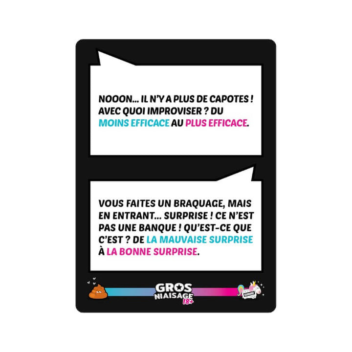 Gros Niaisage 18+ (FR) JEUX - Ambiance-Party