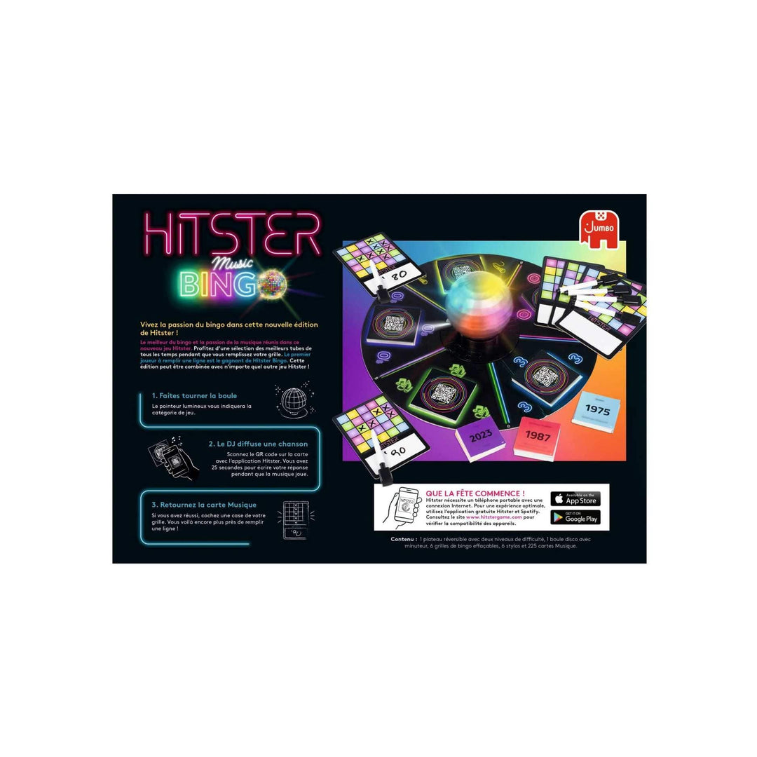 JEUX - Ambiance-Party Hitster Bingo - Jeu de party musical (ML) LAs des jeux
